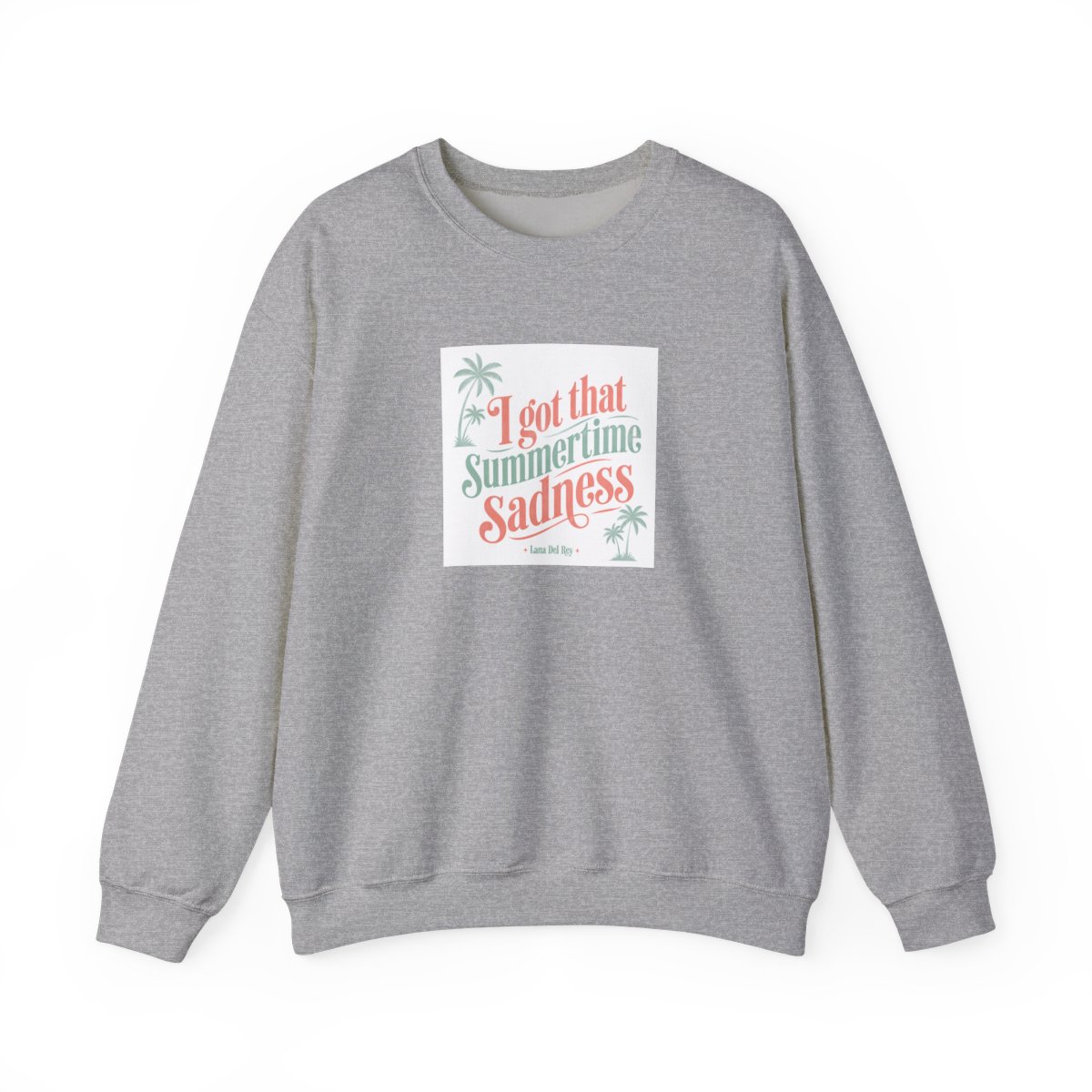 Lana Del Rey "I got that summertime sadness" Crewneck - alternate angle 2, merchandise