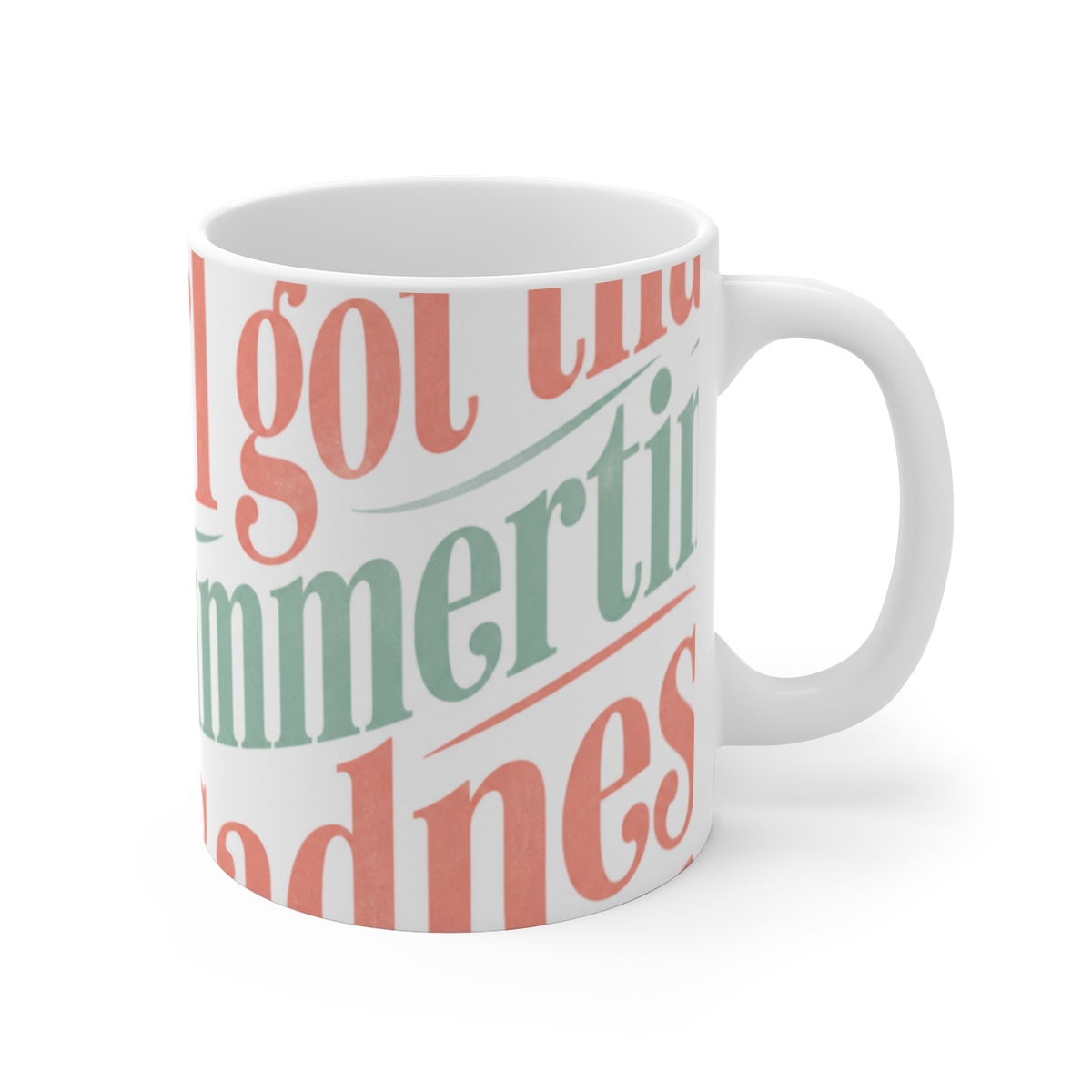 Lana Del Rey "I got that summertime sadness" White Mug