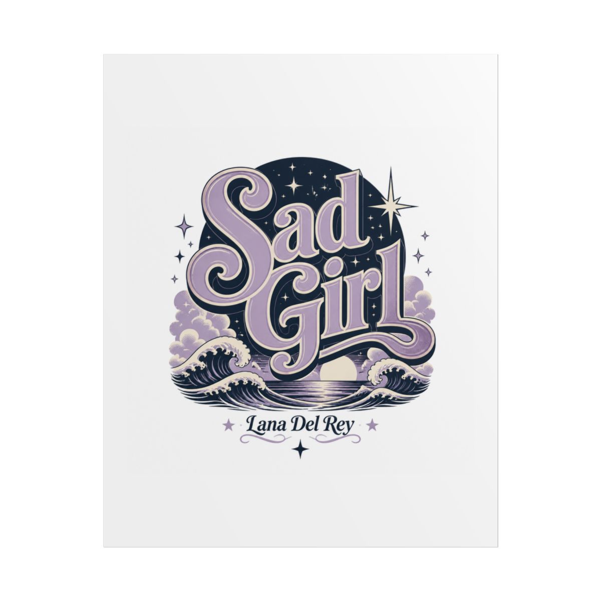 Lana Del Rey "Sad Girl" Poster