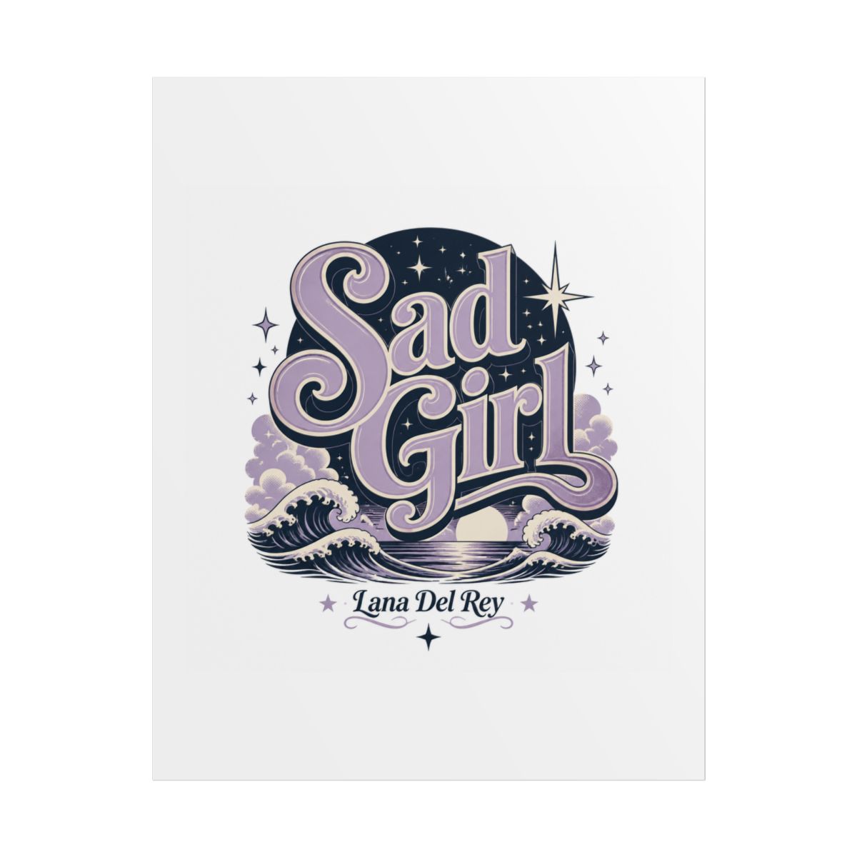 Lana Del Rey "Sad Girl" Poster - alternate angle 1, merchandise