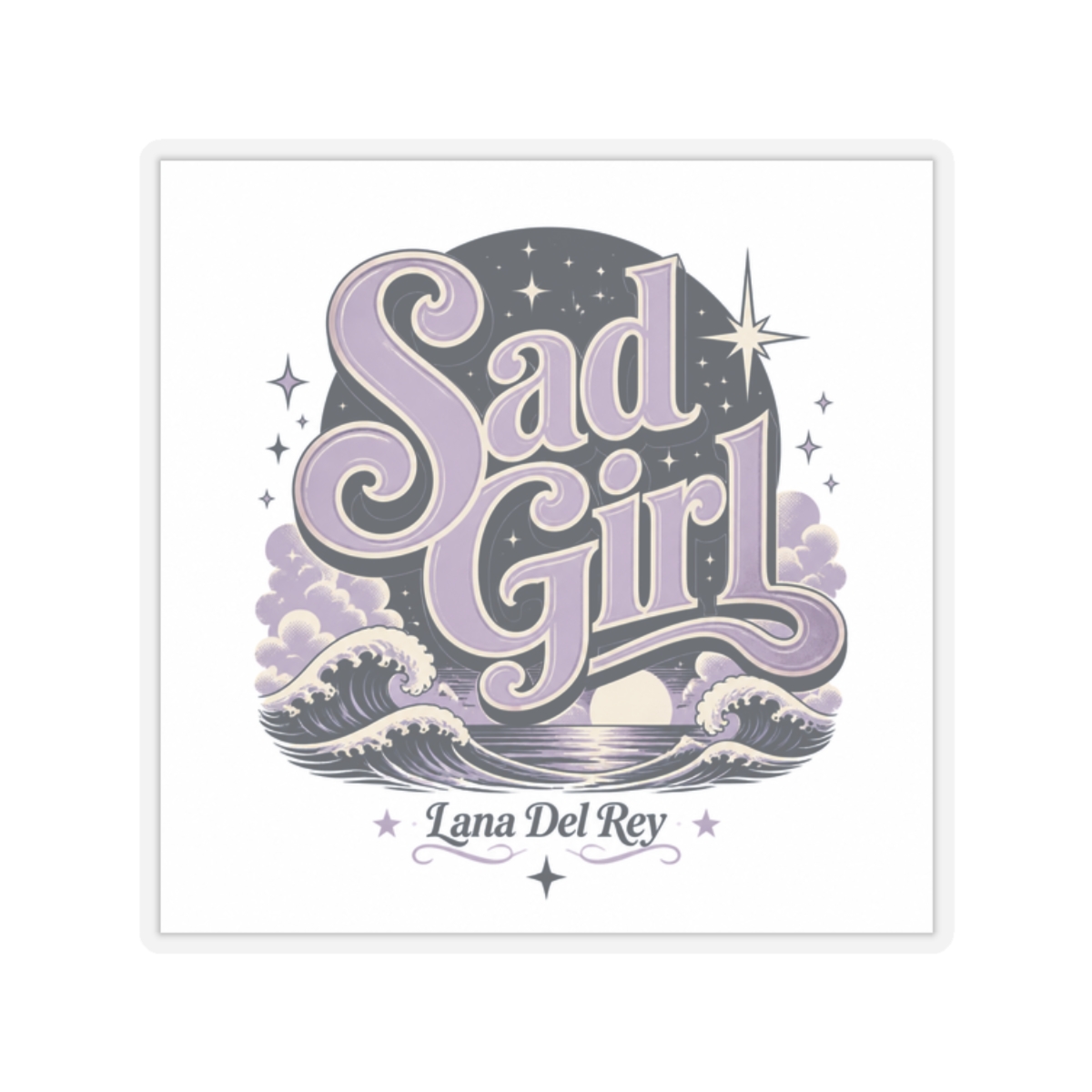 Lana Del Rey "Sad Girl" Sticker