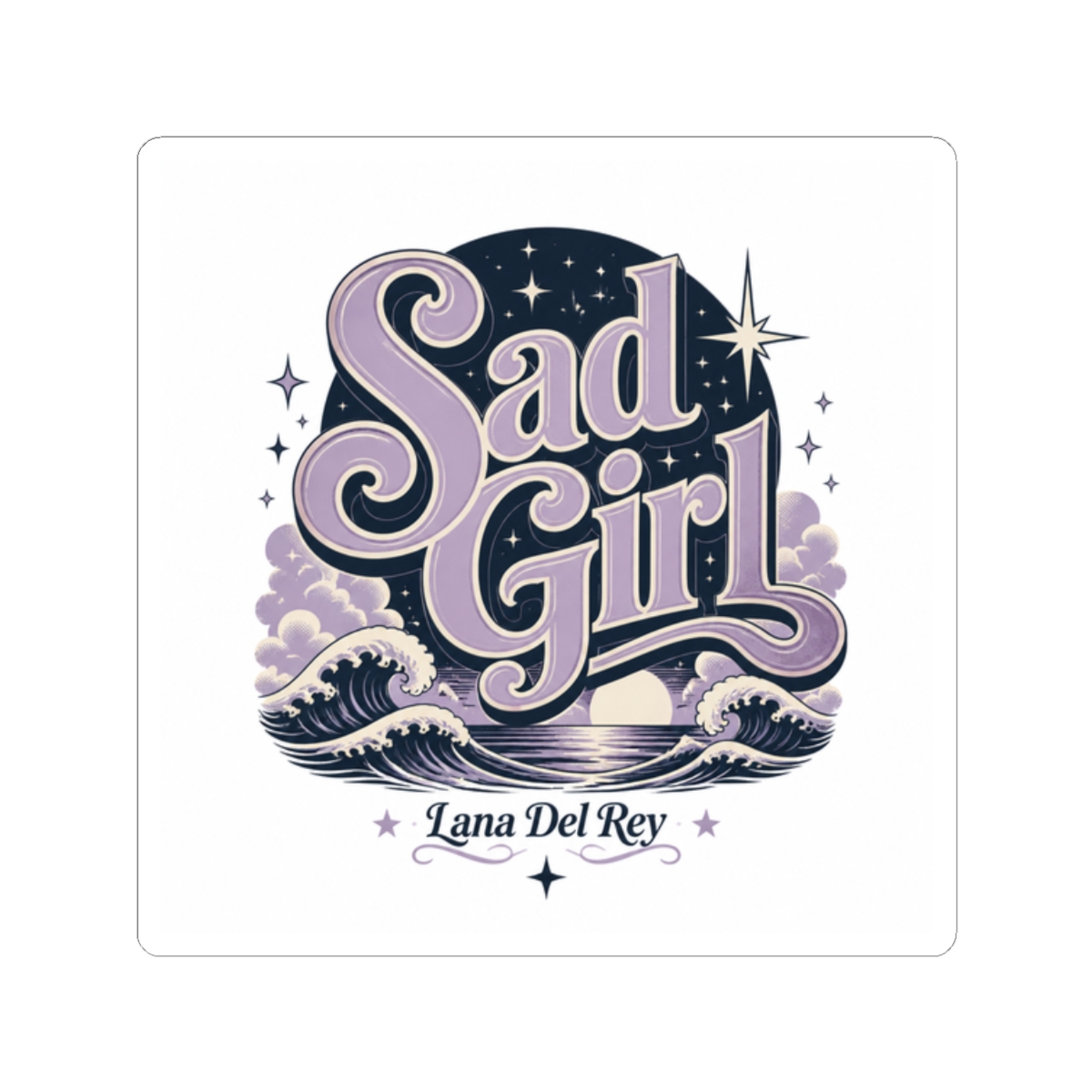 Lana Del Rey "Sad Girl" Sticker - Official Stickers merchandise
