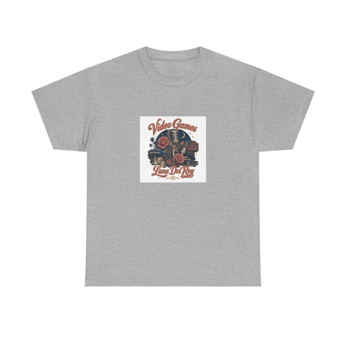 Lana Del Rey "Video Games" Unisex Tee - alternate angle 3, merchandise