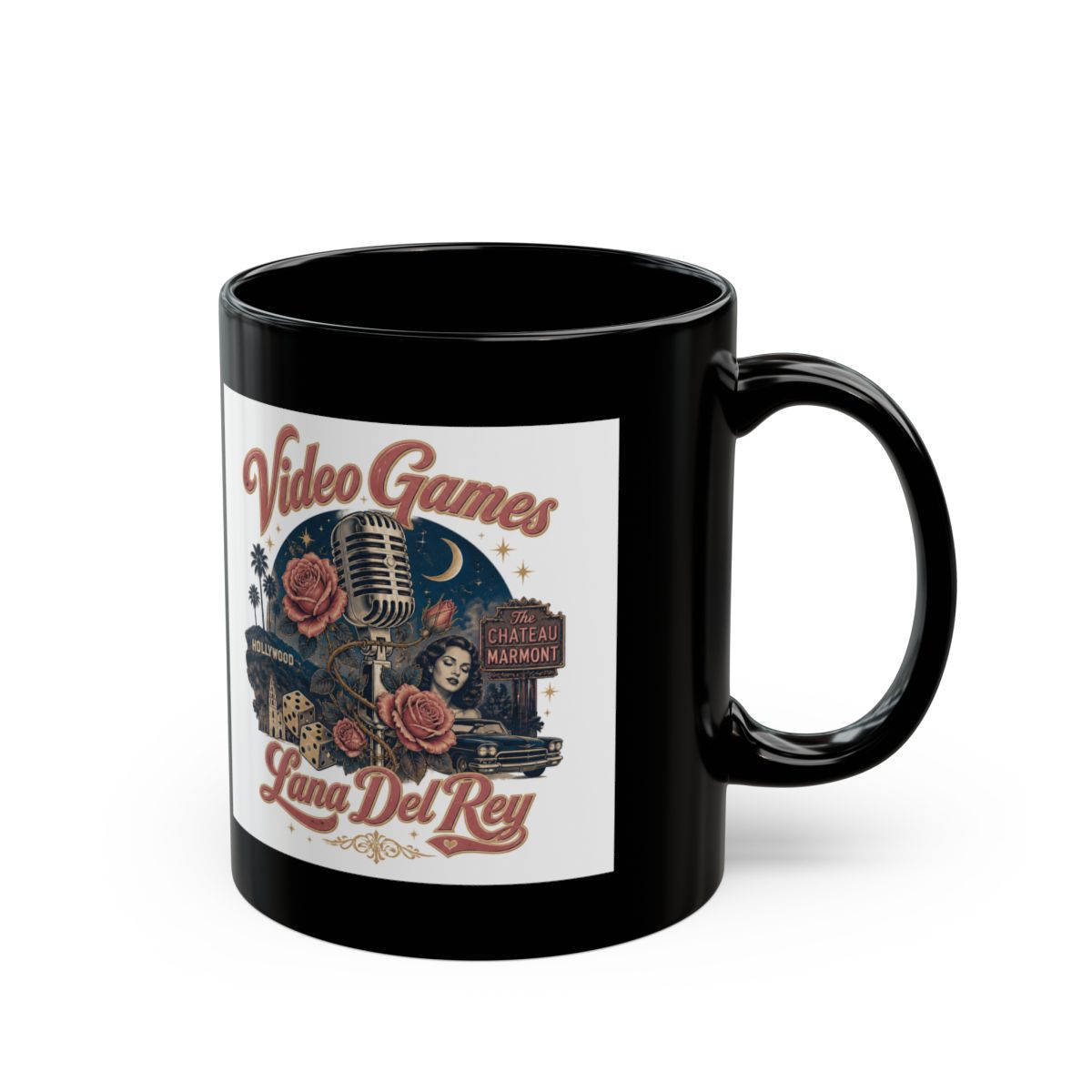Lana Del Rey "Video Games" Black Mug - Official Mugs & Drinkware merchandise