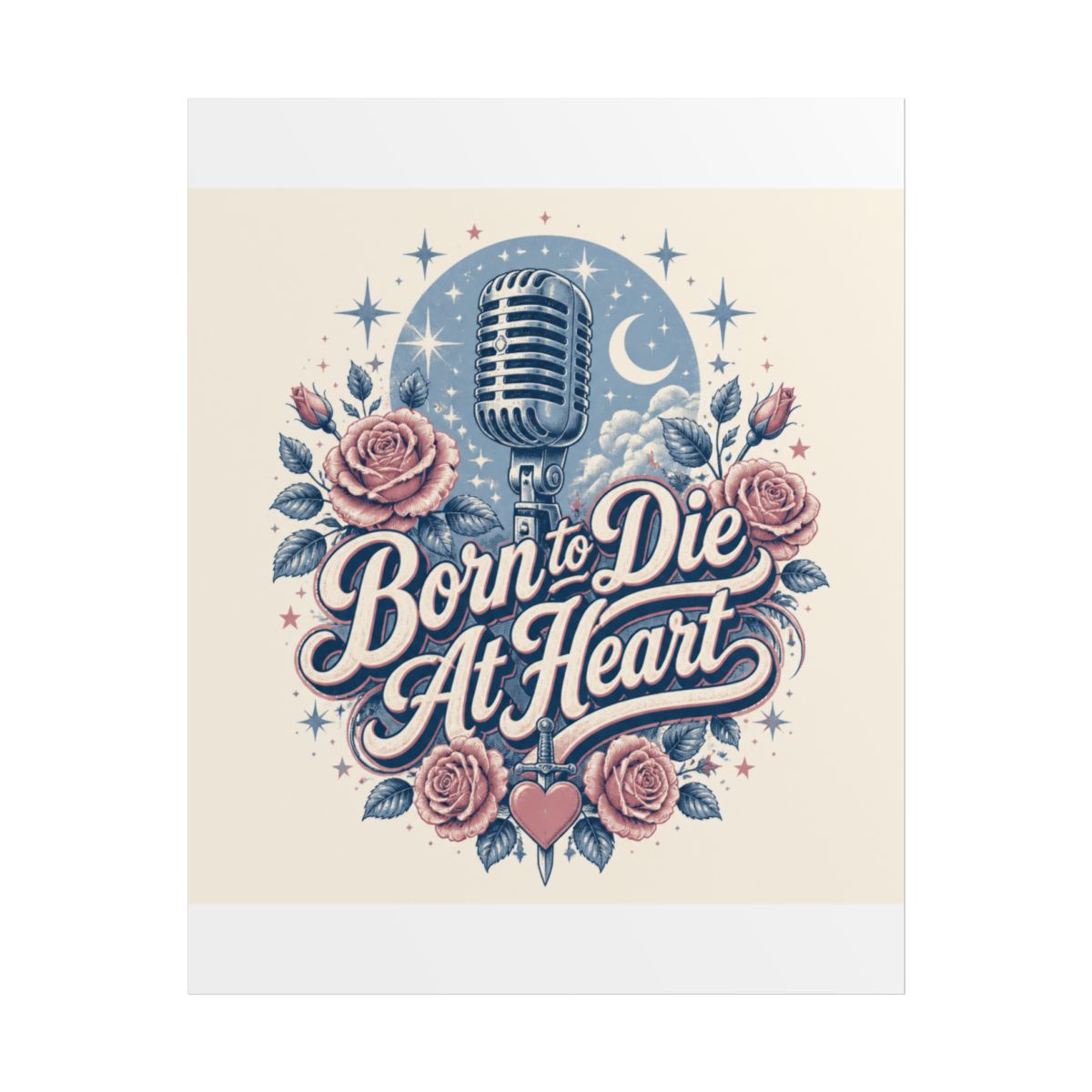 Lana Del Rey "Born to Die At Heart" Poster - Official Posters & Wall Art merchandise