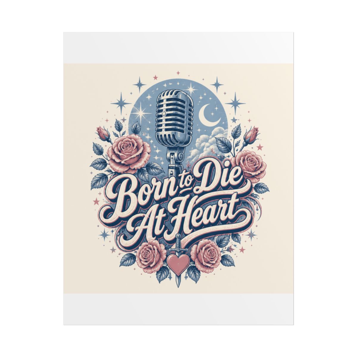 Lana Del Rey "Born to Die At Heart" Poster - alternate angle 1, merchandise