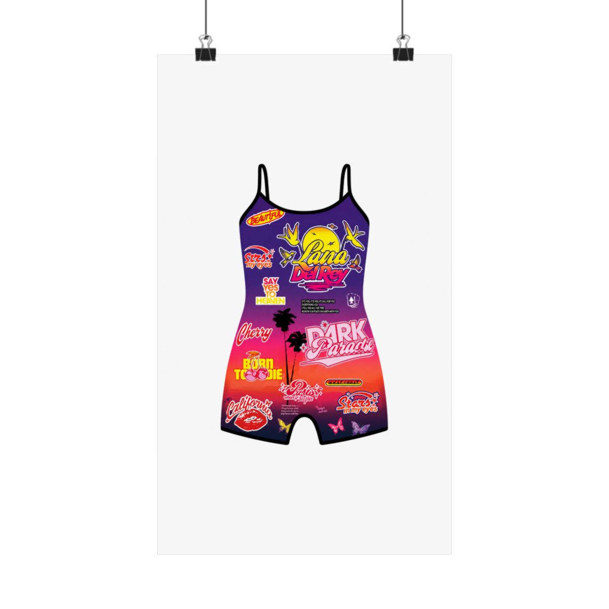 In Paradise Print | Lana Del Rey - alternate angle 2, merchandise