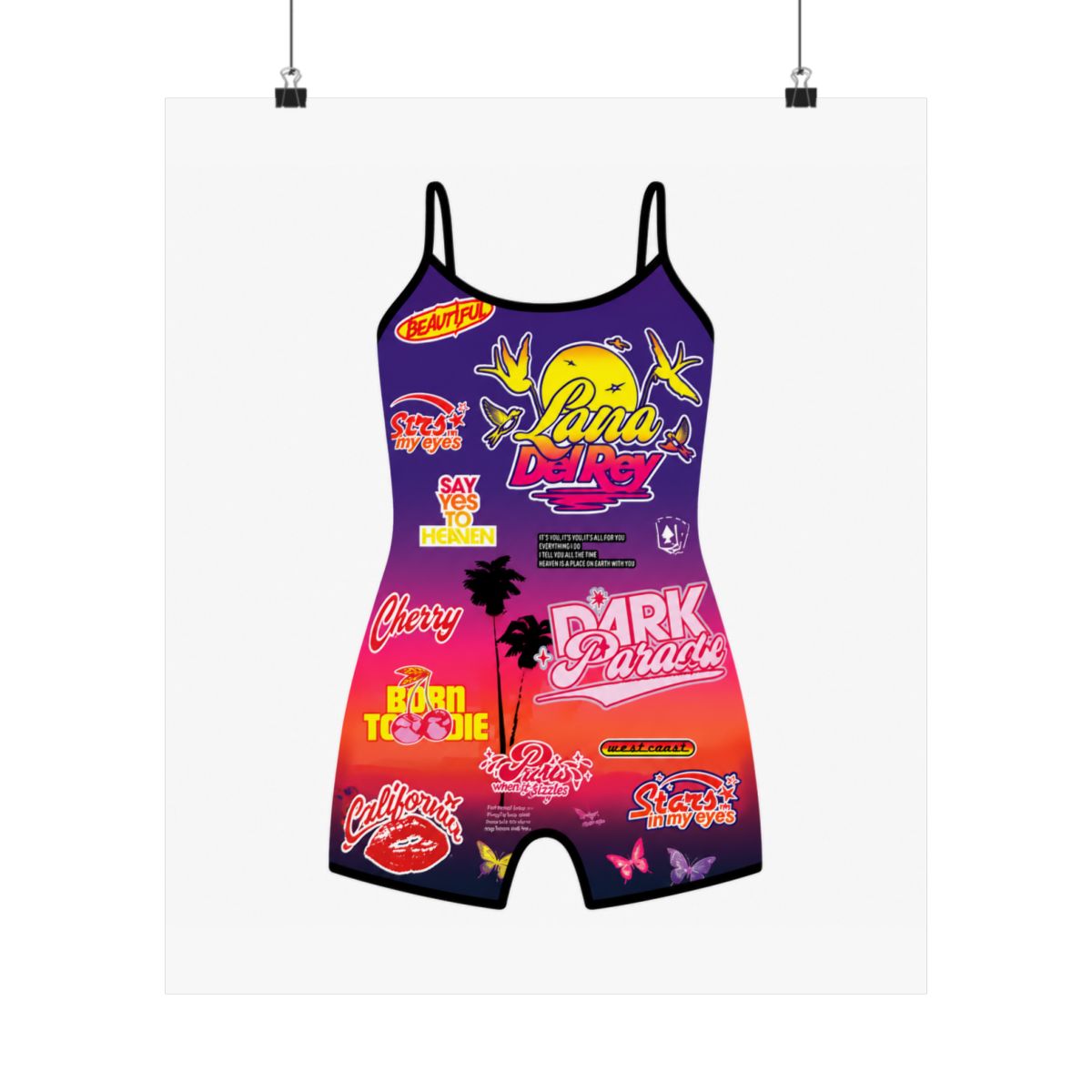 In Paradise Print | Lana Del Rey - alternate angle 5, merchandise
