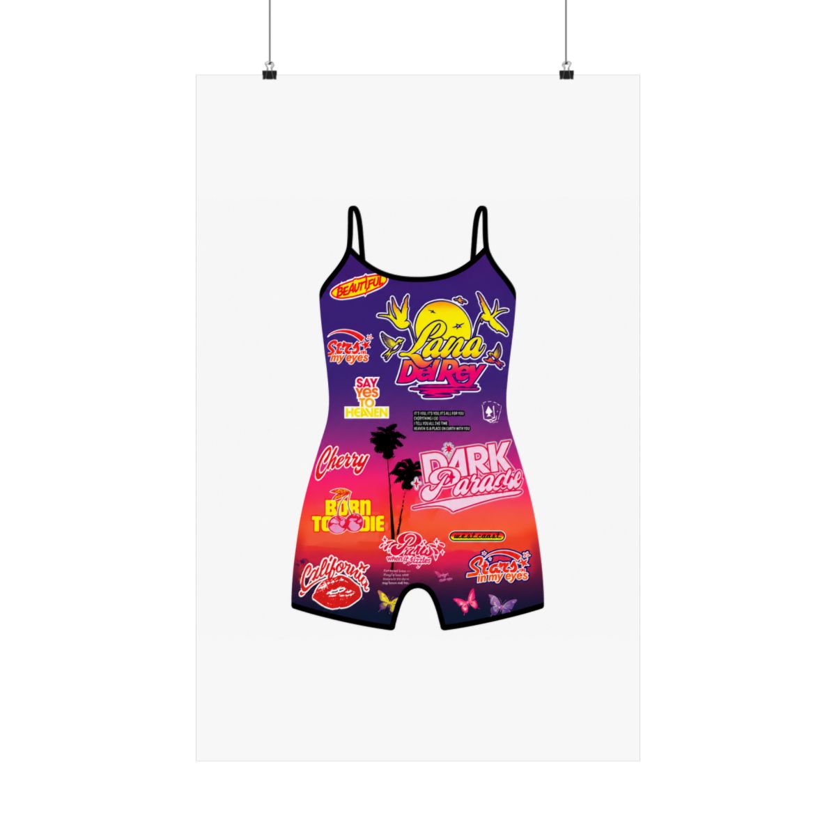 In Paradise Print | Lana Del Rey - alternate angle 3, merchandise