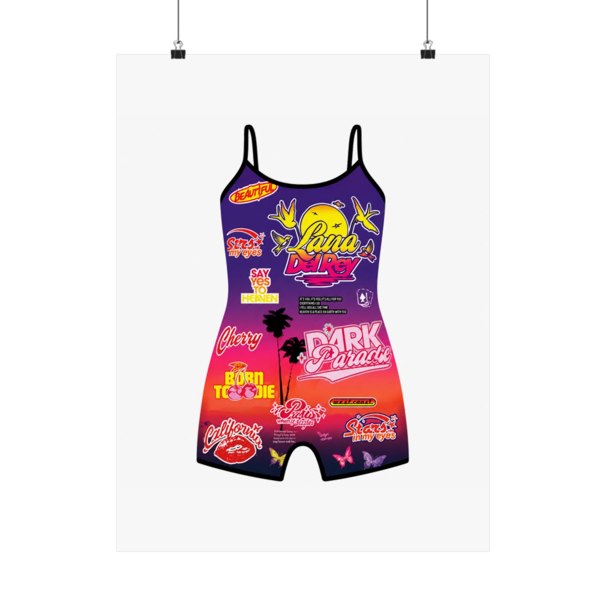 In Paradise Print | Lana Del Rey - alternate angle 1, merchandise