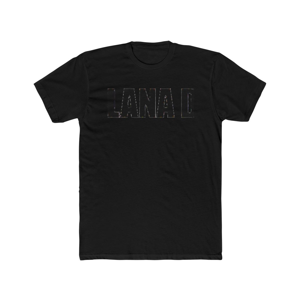 White Cropped T Shirt With Lana Del Rey Logo - alternate angle 3, merchandise