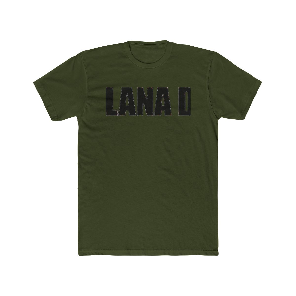 White Cropped T Shirt With Lana Del Rey Logo - alternate angle 5, merchandise