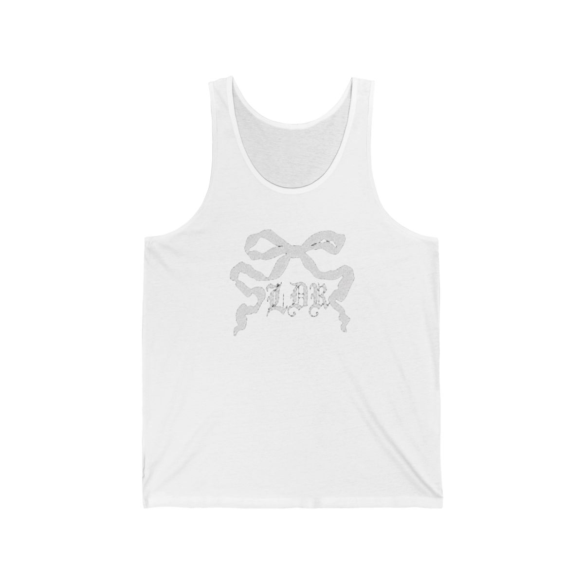 Black Tank Top With LDR Ribbon | Lana Del Rey - Official Tank Tops merchandise