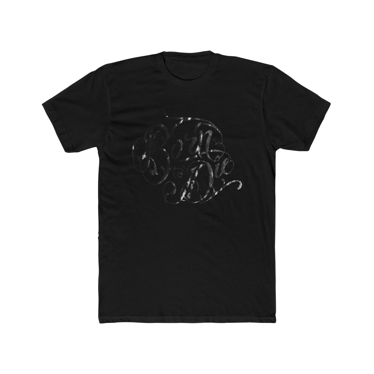 Blue Cropped T Shirt Born To Die | Lana Del Rey - alternate angle 3, merchandise