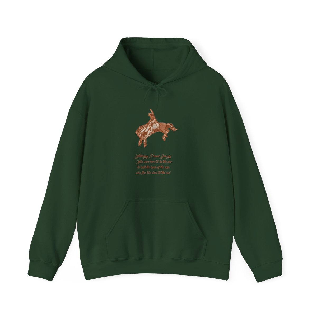 Stagecoach Graphic Hoodie | Western Style Casual Pullover | Lana Del Rey - alternate angle 5, merchandise