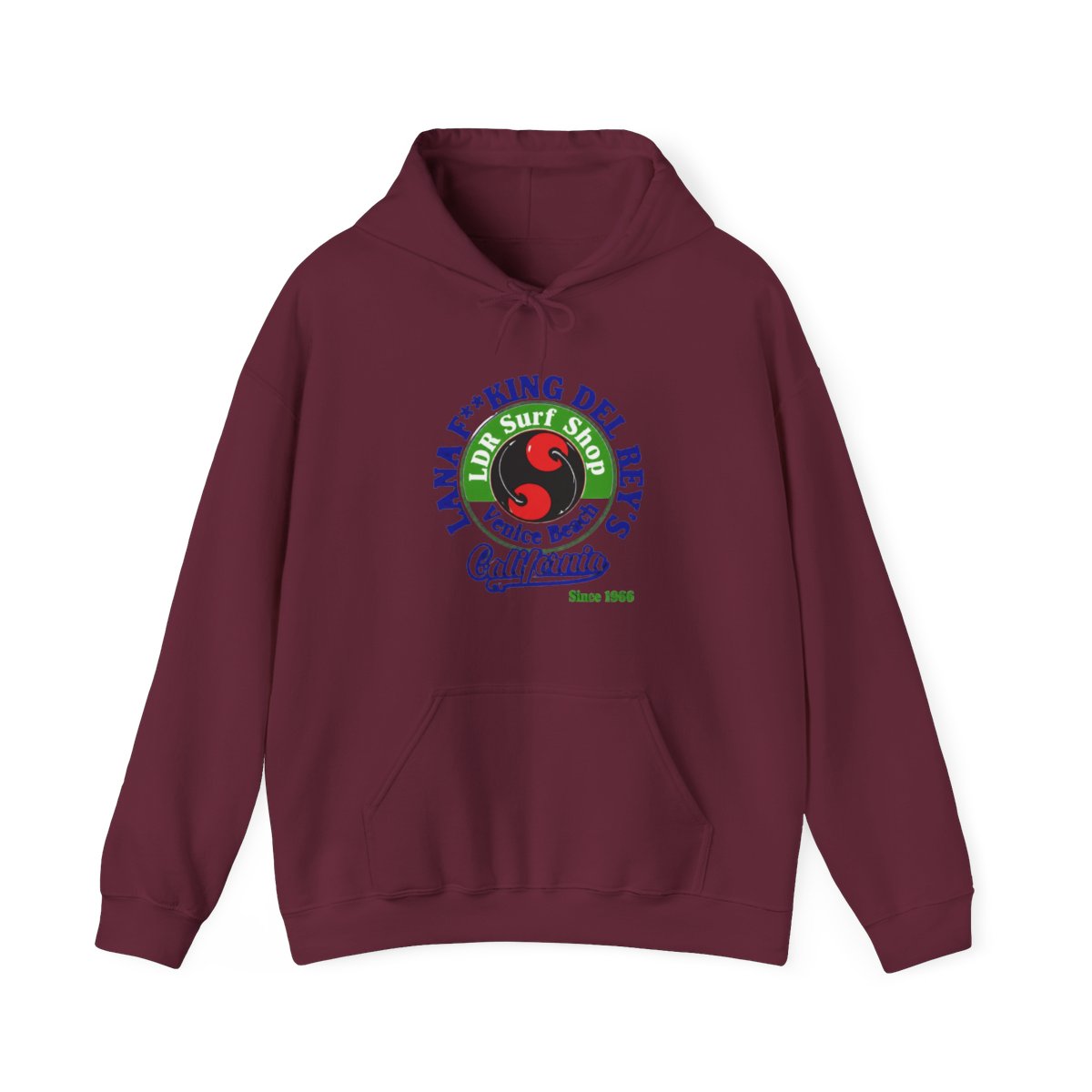 Lana Del Rey Surf shop ldr village official merch Blue hoodie Large NEW - alternate angle 3, merchandise