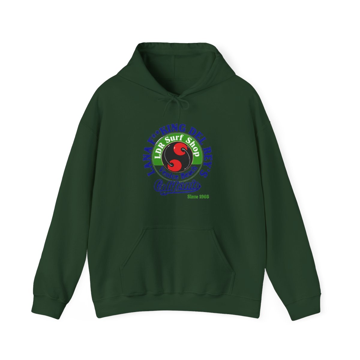 Lana Del Rey Surf shop ldr village official merch Blue hoodie Large NEW - alternate angle 5, merchandise