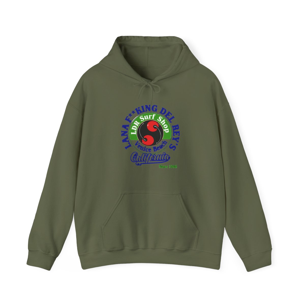 Lana Del Rey Surf shop ldr village official merch Blue hoodie Large NEW - alternate angle 4, merchandise