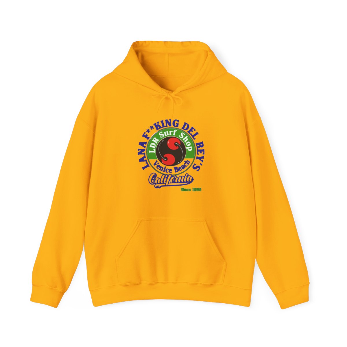Lana Del Rey Surf shop ldr village official merch Blue hoodie Large NEW - alternate angle 2, merchandise