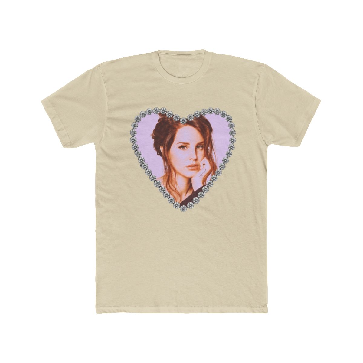 New Merch Lana Del Rey Diamond Heart T Shirt - Seizeshirt.com - alternate angle 4, merchandise